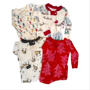 Christmas Footie Pajama Bundle of 4